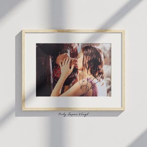 Tobey Maguire & Kirsten Dunst, Spider-Man Hand-Signed Autographed 20x30cm Photo (Lifetime COA)