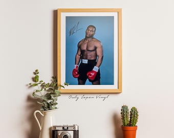 Fotografía autografiada de Mike Tyson, 20 x 30 cm (certificado de autenticidad de por vida)