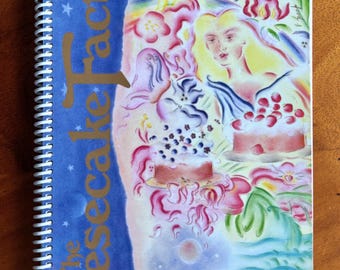 Vintage 2002 The Cheesecake Factory Menu, Retro Edina Minnesota Decor, Y2K Pop Culture Ephemera, Whimsical Watercolor Art Restaurant Menu