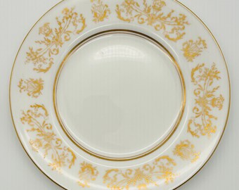 Vintage Coalport Allegro Bread & Butter Plate 6.25” | English Bone China with Gold