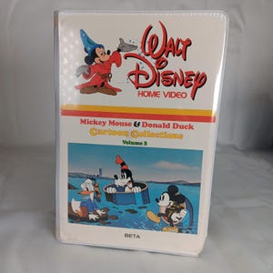 Walt Disney BETA Tape Mickey & Donald Cartoon Collections Vol. 3 (1981) SEE PICS