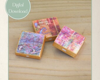 Chunky Square Paper Bead Making Tutorial PDF