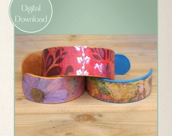 Paper Bracelet Cuff Tutorial PDF