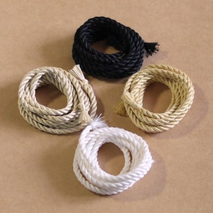Handmade pure silk cord (3mm wide) – 1 meter / 1 yard long length in Cream, Black, Gold, White, Wine, Pink, Green, Blue & more