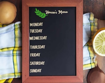 Personalised Weekly Chalkboard