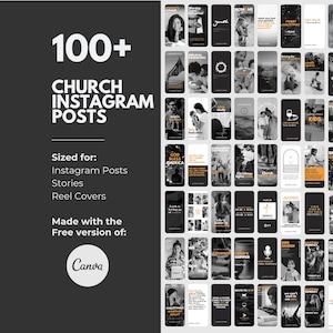 Church Social Media Posts Church Instagram Templates Church Social Media Templates Church Media Church Canva Templates Insta Church Posts