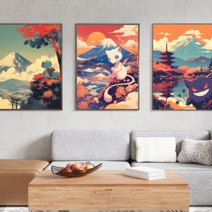 Anime Art Print Set: Japanisches Home Bundle (Digitaler Download)
