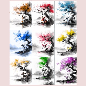 Anime Art bundle, Anime Poster, High Quality, Printable Wall Art, Bedroom Wall Art, Digital, Japanese Home Decor. Perfect Gift