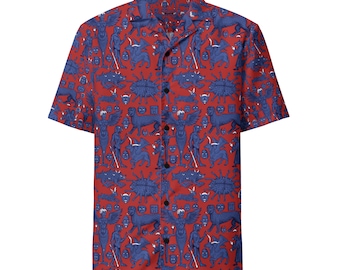 Mystic Cuts: Koszula unisex z guzikami