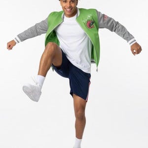 Bucky Inspired Bomber Jacket | Zombies Cheerleader Costume | Unisex Cosplay Jacket | Disneybound | Halloween Outfit | XS–3XL