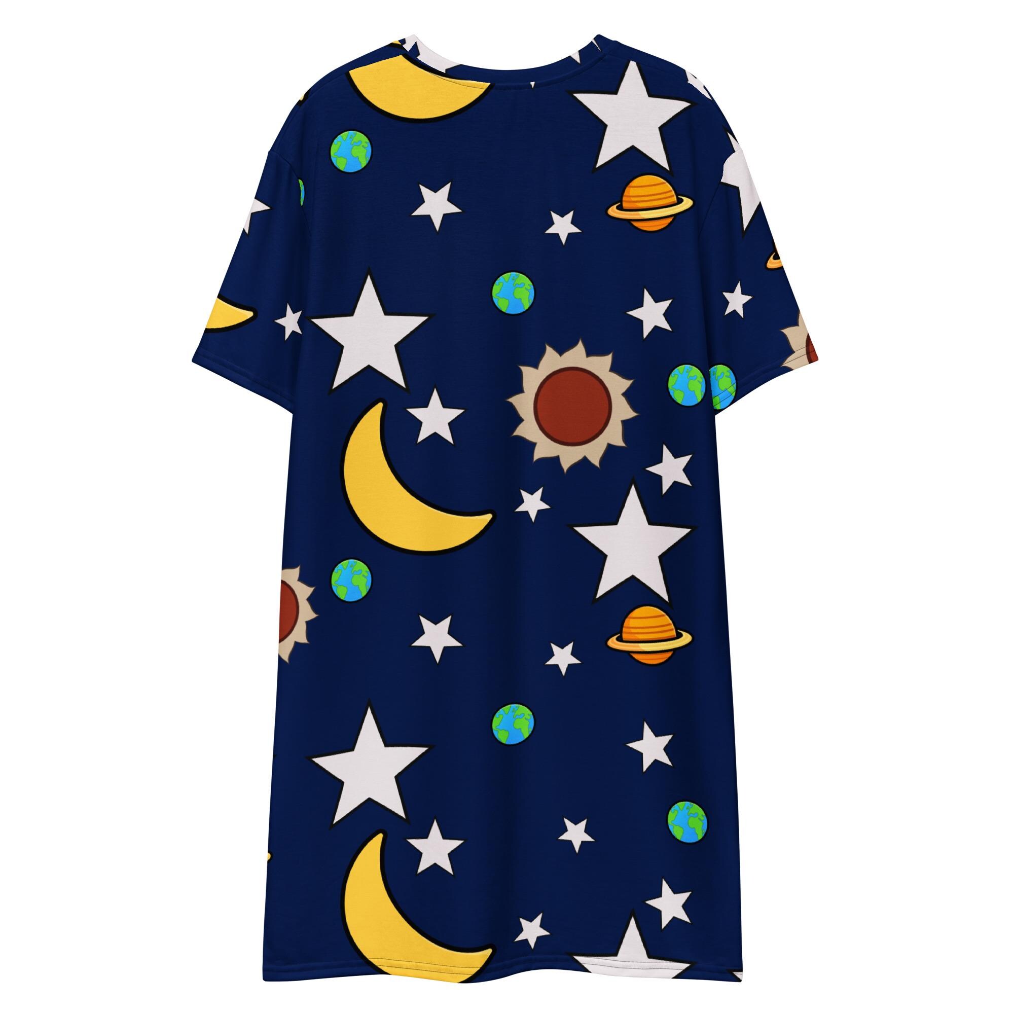 Ms. Frizzle Solar System Women's T-shirt Dress, Book Character Day