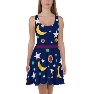 Ms. Frizzle Solar System Sleeveless Dress, Book Character Day Teachers, Magic School Bus Costume Planets Solar System, Halloween Cosplay