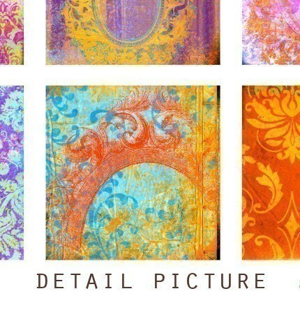 Art Papers 2x2 Inch Digital Collage Print Sheet No118 - Etsy