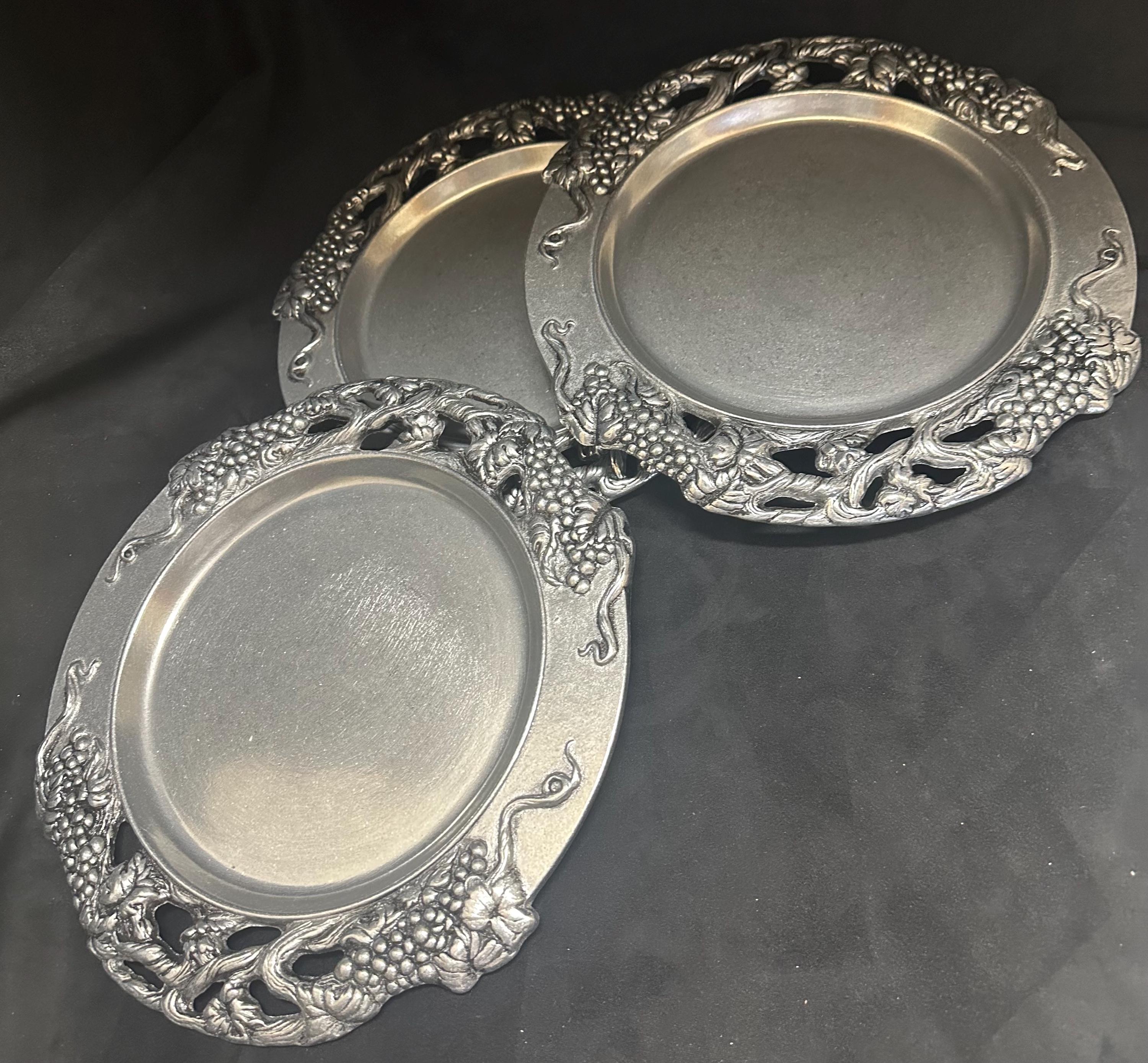 Pewter plates - Etsy 日本