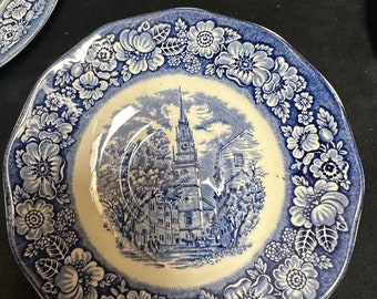 Historic Colonial Scenes “Liberty Rule”  6” plates