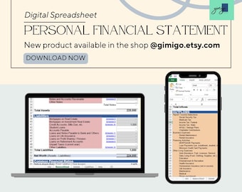Personal Finance Planner & Expense Tracker | Monthly Budget Spreadsheet for Excel | Google Sheets | Income, Expense Management Template