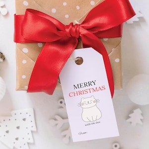 Christmas Gift Tag Template, Merry Christmas Favor Tags, Christmas gift tag, Holiday Gift Tag, Hand Drawn Christmas Gift Tags, Favor Tags