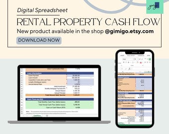 Plantilla de gestión de propiedades en alquiler / Seguimiento de ingresos y gastos de propietarios / Hoja de cálculo de contabilidad inmobiliaria para Excel / Hojas de cálculo de Google