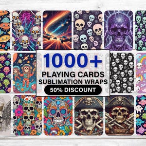 Sublimation de cartes à jouer vierges, modèle de carte de poker imprimable, carte à jouer à faire soi-même, sublimation de cartes à jouer, cartes de poker png, png