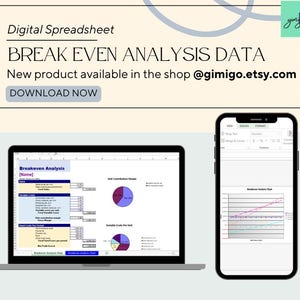 Break-Even Analysis Calculator | Business Costing Excel Template | Simple & Time-Saving Tool for All Business Types