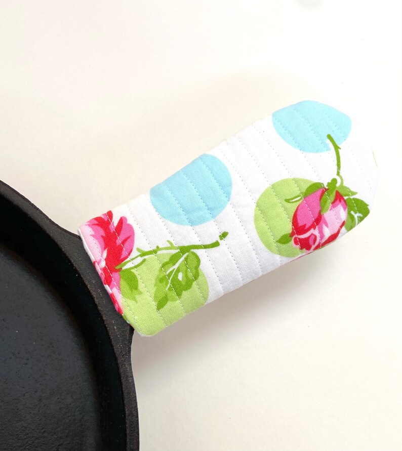 Cast Iron Skillet Pan Handle Cover Choose your fabric Etsy