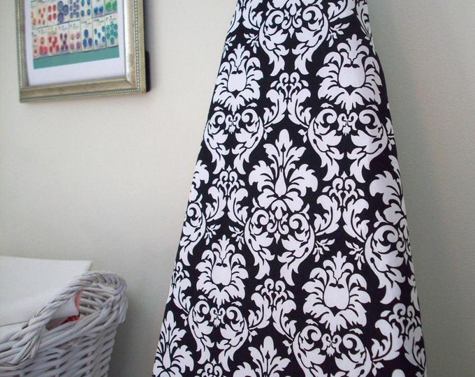 Black and White Damask Ironing Board Cover Etsy