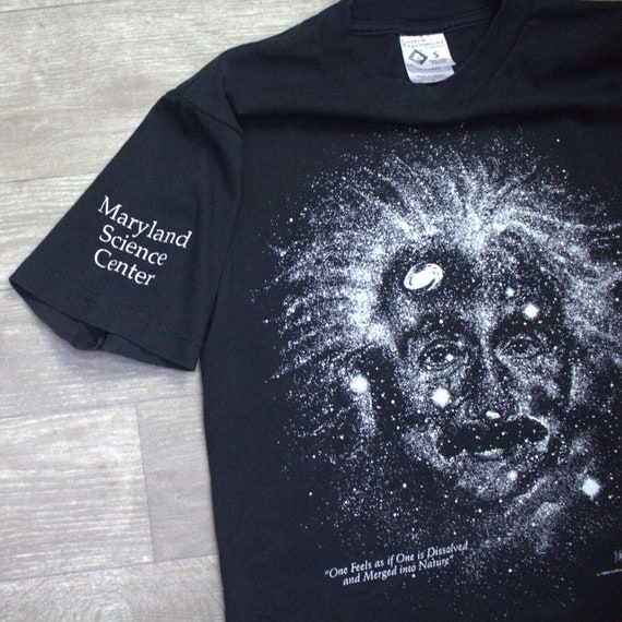 Vintage 90s Albert Einstein Glow In The Dark Galaxy 93 Shirt Vintage 90s Albert Einstein Glow In The Dark Galaxy 93 Shirt