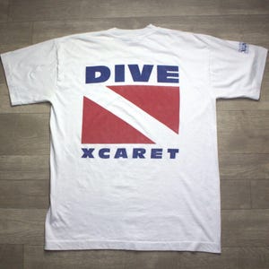 Vintage Dive X Caret Mexico T Shirt Size XL Adult Unisex Graphic Mexico