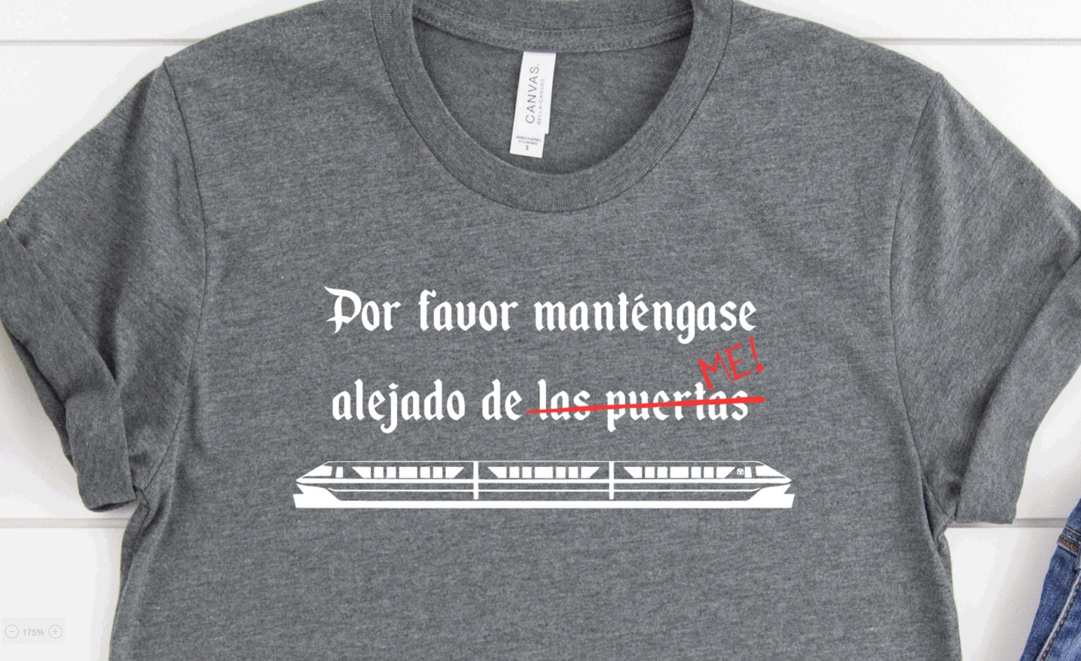 Por Favor Mantengase Alejado de las Puertas / Me CUALQUIER Etsy