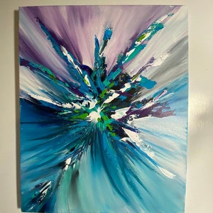 Original Abstract Painting 16X20
