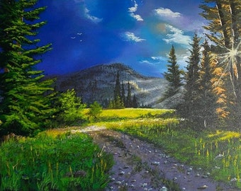 Original Acrylic Landscape Painting