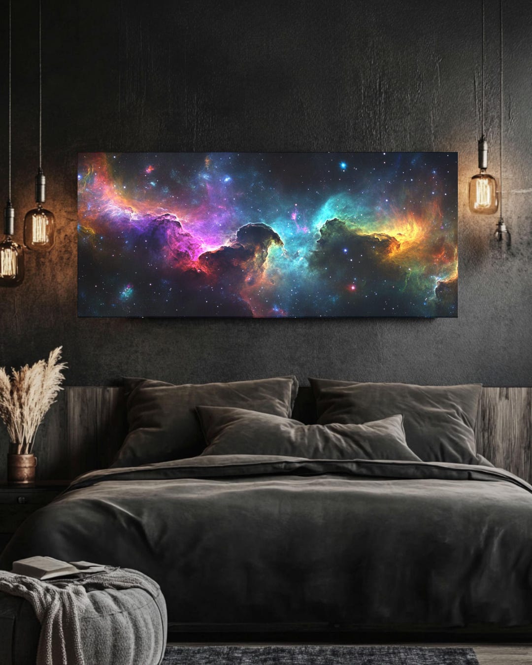 Nebula Canvas Print: Panoramic Galaxy Space Wall Art - Etsy