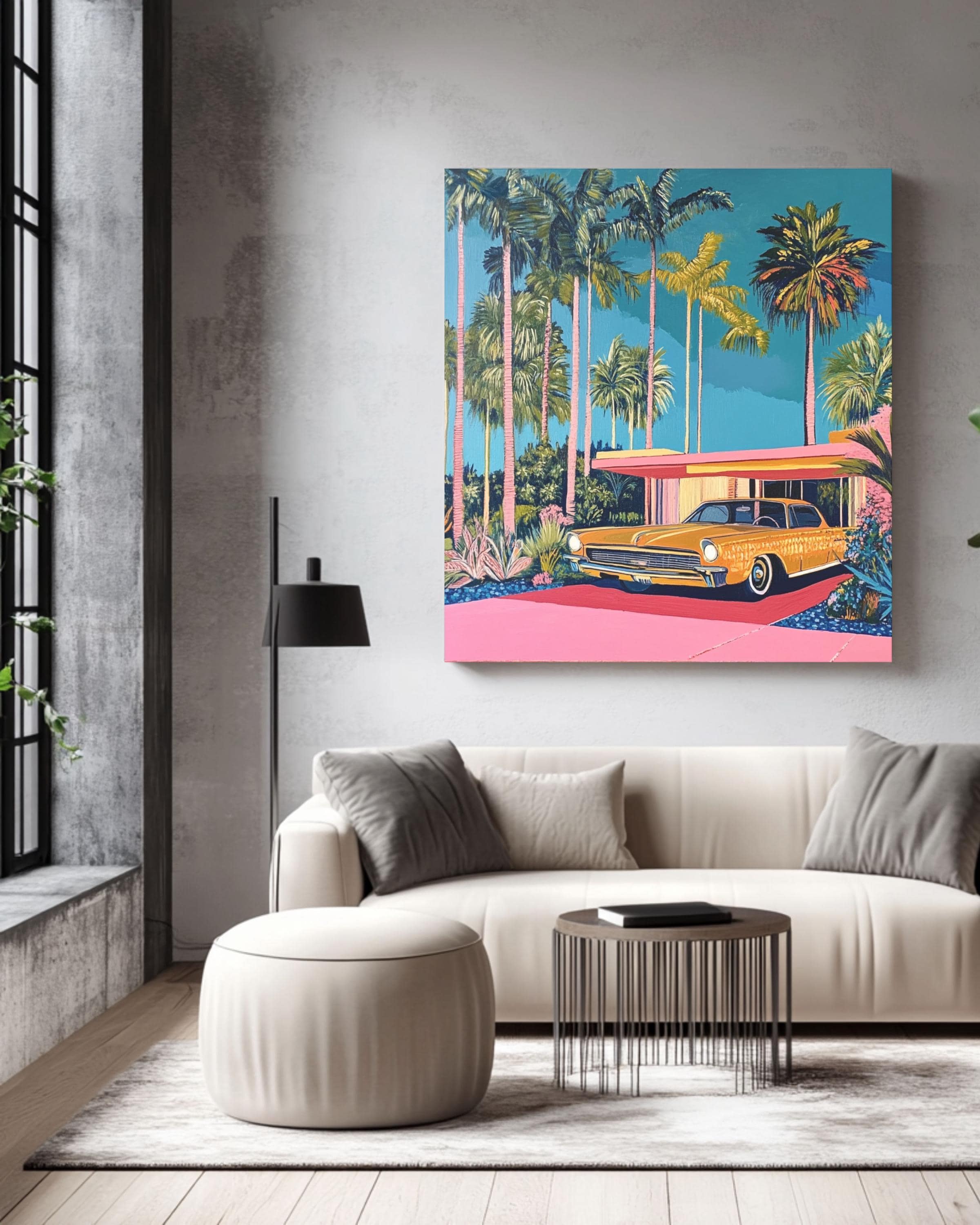 70年代のレトロなキャンバスウォールアート：グルーヴィーなボヘミアン風インテリア（フレーム付き、フレームなし） - Etsy 日本 モダンレトロスタイルポスター、ロックンロールの手のジェスチャーキャンバスアートプリント | リビングルーム、ホームオフィス用フレーム