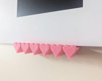 Heart Record Holder Wall Mount - Command Strip (No Screw)