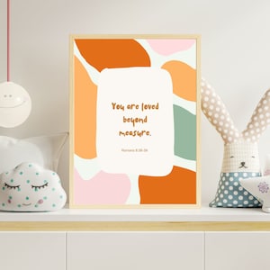 You are Loved Girls Room Christian Art, Christian Prints, Girl Nursery Printables, Girls Nursery Christian Art