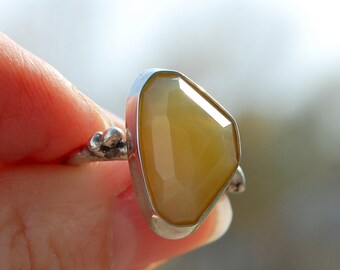 Sunsong Yellow Opal Ring