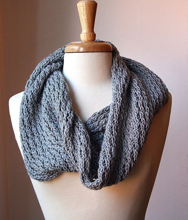 Circle Scarf Knitting Pattern Bridget Cowl / Snood Designer Etsy