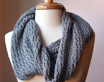 Bridget Cowl Knitting Pattern: Infinity Loop Scarf Tutorial (PDF Digital Download)