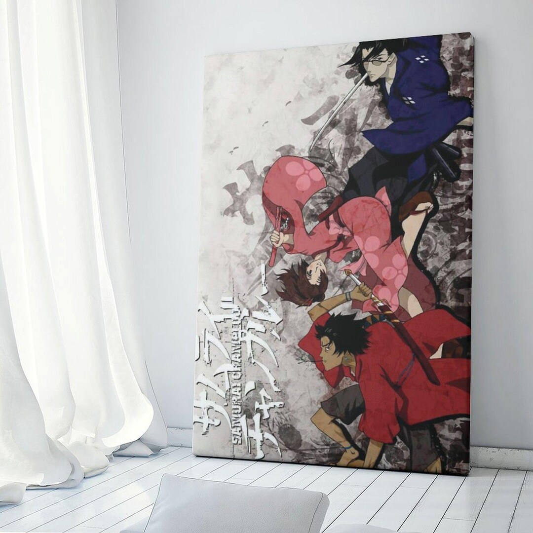 Samurai Champloo Poster Abstract Canvas Painting Home Decor Room Custom ...