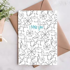 Carte Vous me manquez Carte de voeux Vous pensez à vous Cartes coréennes bilingues Carte-cadeau coréen