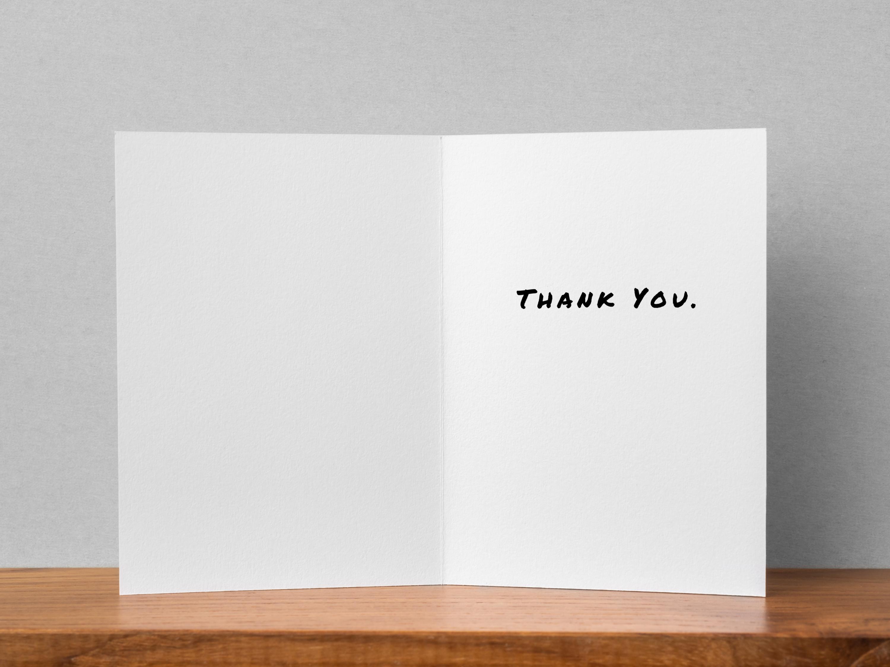 Thanks Emoji Korean Thank You Card Bilingual Cards Korean