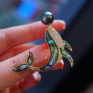 Silver Dolphin Brooch - Etsy