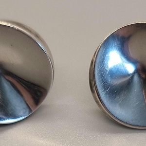 Georg Jensen Sterling Silver Screwback Earrings # 136C