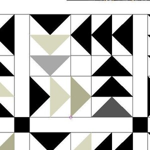 9&quot; Dutchmans puzzle block , printable PDF. Foundation paper piecing pattern. FPP. Beginner friendly.