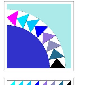 Bague oies volantes de 23 cm (9 po.), PDF imprimable. Modèle d'assemblage en papier de base.