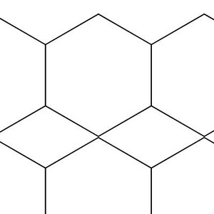 EPP 1" Hexagons, Printable Hexies Papers PDF, Assembled for Easy ...