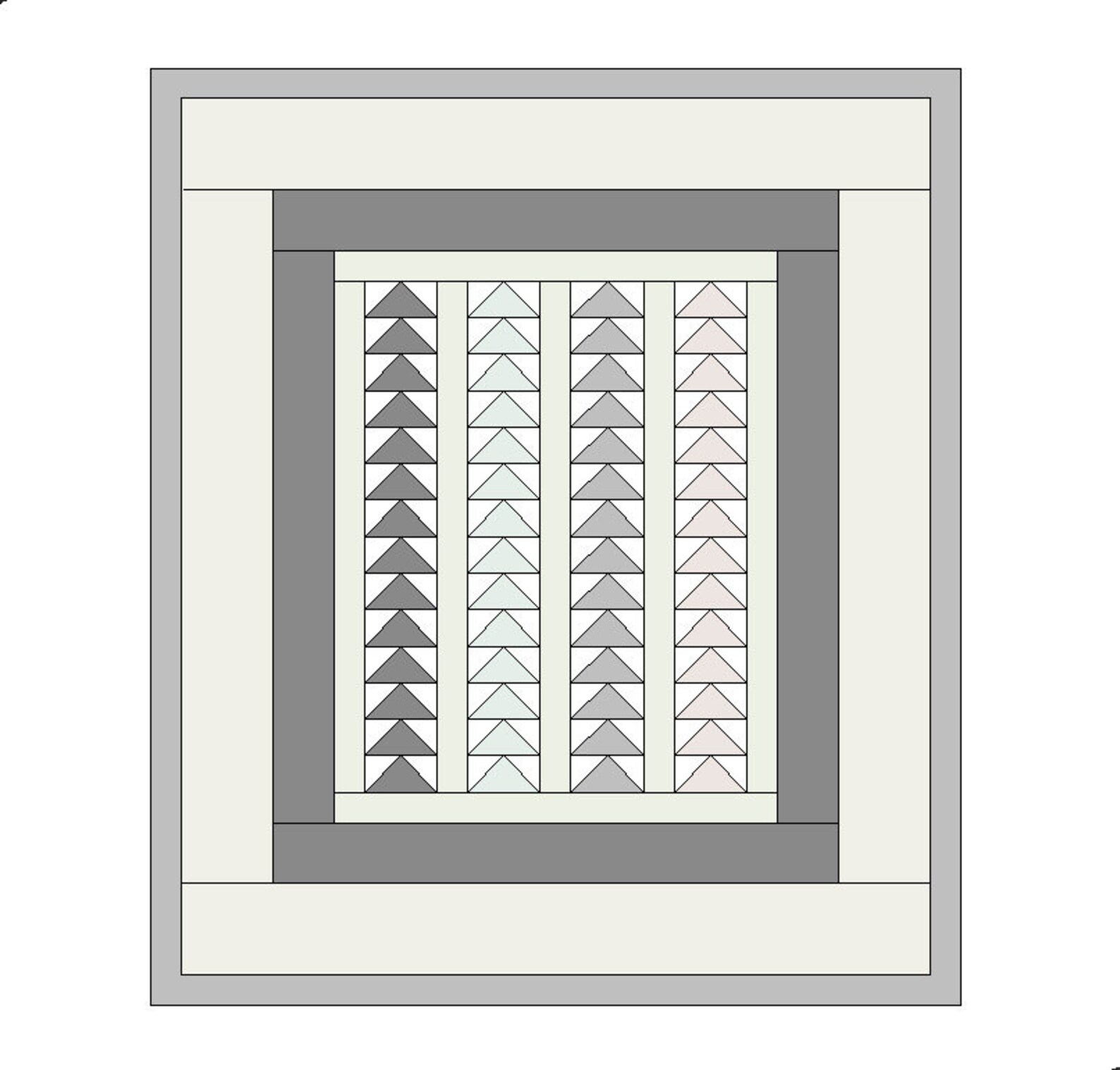 Mini Quilt Pattern With FPP Printables - in Flight 13" X 15". - Etsy Canada