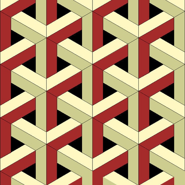 Escher Quilt Pattern Etsy