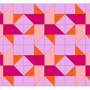 6&quot; Star block pattern. Foundation paper piecing. FPP. Beginner friendly.