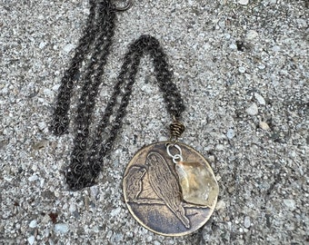 Birds on a Wire Necklace